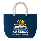 Sac de plage Bleu anse corde Kendo Légende Humour Geek