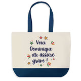 Sac Fête des Mères Mamie Famille Idée Cadeau anniversaire Noël Travail Boulot Métier Départ Retraite Collègue Femme cabas shopping plage