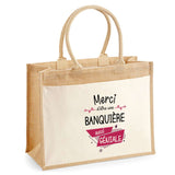 Sac Fête des Mères Mamie MAman Soeur Femme Famille Idée Cadeau anniversaire Noël Travail Boulot Métier Départ Retraite Collègue Femme cabas shopping plage