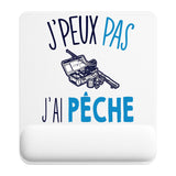 Tapis de souris ergonomique avec repose-poignet, accessoire bureau pour femme et homme, fête des pères, cadeau pas cher, idée cadeau fête des mères, secret santa, départ à la retraite, télétravail et gaming