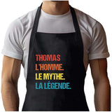 Cadeau Cuisinier cuisinière mère maman papa père mamie papi Vêtement Blouse de protection Barbecue Jardinage Tablier de Travail Tâches ménagères 