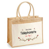 Sac Fête des Mères Mamie MAman Soeur Femme Famille Idée Cadeau anniversaire Noël Travail Boulot Métier Départ Retraite Collègue Femme cabas shopping plage