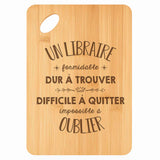 Planche bambou gravée personnalisée homme idée cadeau Fête des Pères apéro 30×20 prénom cuisine plateau fromage anniversaire noel papa papi 