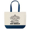 Sac de shopping bleu Agent Immobilier Ministère de la Magie