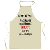 Cadeau Cuisinier cuisinière mère maman papa père mamie papi Vêtement Blouse de protection Barbecue Jardinage Tablier de Travail Tâches ménagères 