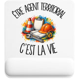 Tapis de Souris Être agent territorial c'est la vie