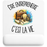 Tapis de Souris Être entrepreneuse c'est la vie