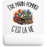 Tapis de Souris Être marin-pompier c'est la vie