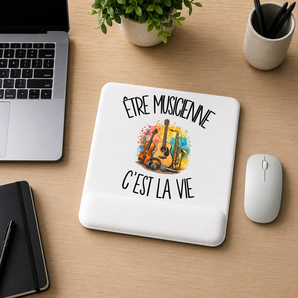 Tapis de Souris Être musicienne c'est la vie
