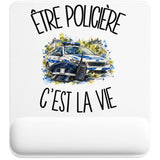Tapis de Souris Être policière c'est la vie