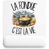 Tapis de Souris La fondue c'est la vie