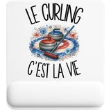 Tapis de Souris Le curling c'est la vie
