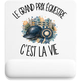 Tapis de Souris Le grand prix équestre c'est la vie