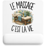 Tapis de Souris Le massage c'est la vie