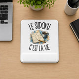 Tapis de Souris Le sudoku c'est la vie