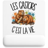 Tapis de Souris Les castors c'est la vie