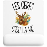 Tapis de Souris Les cerfs c'est la vie