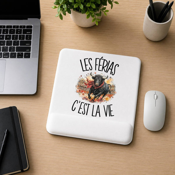 Tapis de Souris Les férias c'est la vie