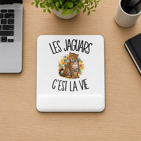 Tapis de Souris Les jaguars c'est la vie