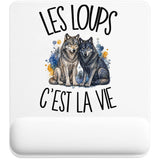 Tapis de Souris Les loups c'est la vie