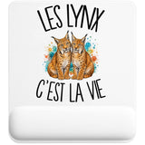 Tapis de Souris Les lynx c'est la vie