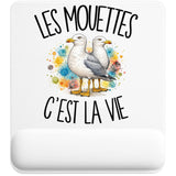 Tapis de Souris Les mouettes c'est la vie