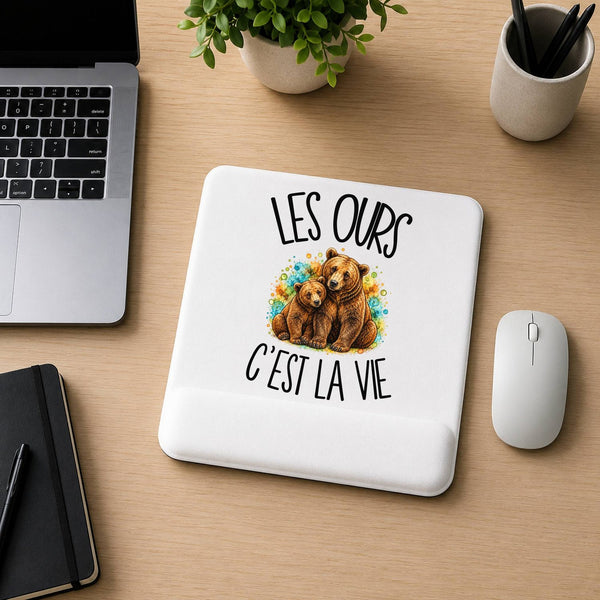 Tapis de Souris Les ours c'est la vie