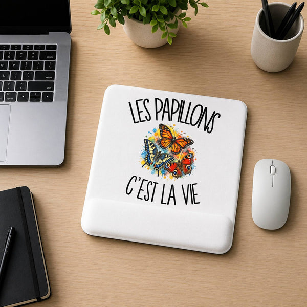 Tapis de Souris Les papillons c'est la vie