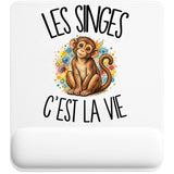 Tapis de Souris Les singes c'est la vie