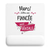 Tapis de souris ergonomique avec repose-poignet, accessoire bureau pour femme et homme, fête des pères, cadeau pas cher, idée cadeau fête des mères, secret santa, départ à la retraite, télétravail et gaming