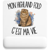 Tapis de Souris Mon Highland Fold c'est ma vie