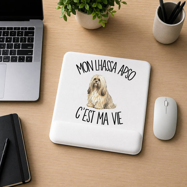 Tapis de Souris Mon Lhassa Apso c'est ma vie