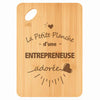 Planche bambou gravée personnalisée femme idée cadeau Fête des Mères apéro 30×20 prénom cuisine plateau fromage anniversaire noel maman mamie