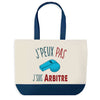 Sac de shopping bleu J'peux pas Arbitre