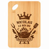 Planche bambou gravée personnalisée homme idée cadeau Fête des Pères apéro 30×20 prénom cuisine plateau fromage anniversaire noel papa papi 