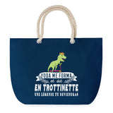 Sac de plage Bleu anse corde Trottinette Légende Humour Geek