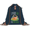 sac a dos bleu coton recycle avec pochette idee cadeau originale pour collegue ami prof ou membre de la famille cadeau mixte noel anniversaire secret santa ou depart au travail sac leger pratique et ecologique design breton moderne