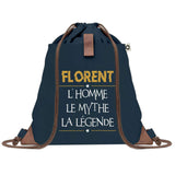 sac a dos homme bleu coton recycle avec pochette idee cadeau utile pour collegue papa ou ami cadeau homme noel anniversaire secret santa ou depart a la retraite sac durable pratique et robuste design sobre et elegant