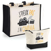 Cabas homme ou femme sac plage ou shopping tote bag pochette trousse Idée cadeau original pour anniversaire Noël travail départ retraite collègue famille fete des mères fetes des pères papa maman mamie papi