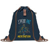 sac a dos bleu coton recycle avec pochette idee cadeau originale pour collegue ami prof ou membre de la famille cadeau mixte noel anniversaire secret santa ou depart au travail sac leger pratique et ecologique design breton moderne