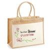 Sac Fête des Mères Mamie MAman Soeur Femme Famille Idée Cadeau anniversaire Noël Travail Boulot Métier Départ Retraite Collègue Femme cabas shopping plage