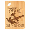 Planche bambou gravée personnalisée femme homme idée cadeau Fête des Mères Fête des Pères apéro papa maman prénom cuisine plateau fromage