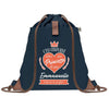 sac a dos femme bleu coton recycle avec pochette cadeau original pour collegue amie prof ou soeur idee cadeau femme noel anniversaire secret santa ou depart a la retraite sac pratique chic et ecoresponsable design breton elegant
