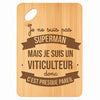 Planche bambou gravée personnalisée homme idée cadeau Fête des Pères apéro 30×20 prénom cuisine plateau fromage anniversaire noel papa papi 