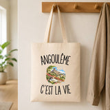 Tote Bag Beige Angoulême c’est la vie