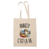 Tote Bag Beige Annecy c’est la vie