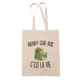 Tote Bag Beige Aulnay-sous-Bois c’est la vie