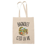 Tote Bag Beige Bagnolet c’est la vie