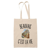 Tote Bag Beige Beauvais c’est la vie