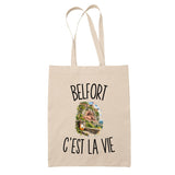 Tote Bag Beige Belfort c’est la vie